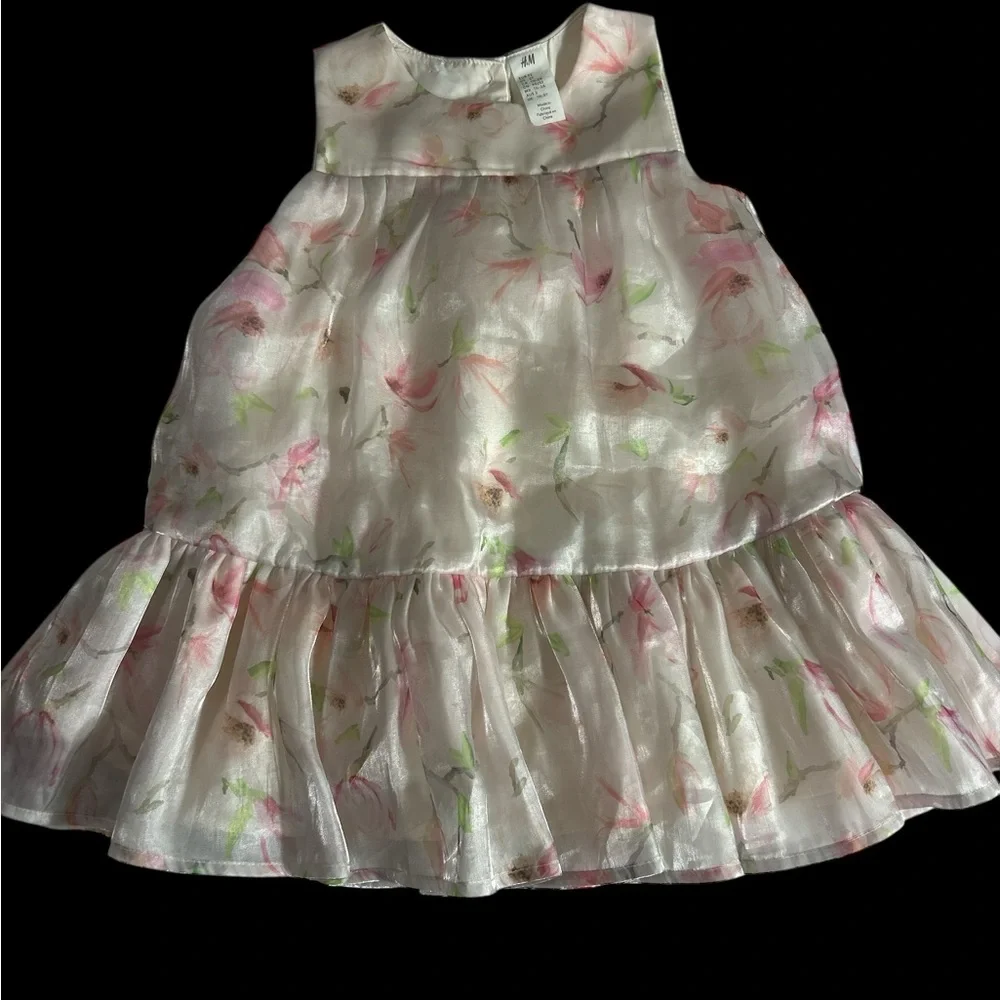 Floral Sleeveless Dress Girls Dress Size 2T